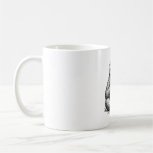 Vintage-Faultier-Strick-Stickerei-Shirt-Design_1 Kaffeetasse
