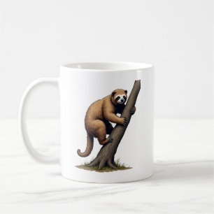 Vintage Faultier-Zeichnung Wildlife-Grafik (2) Kaffeetasse