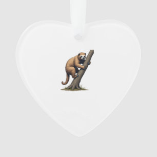 Vintage Faultier-Zeichnung Wildlife-Grafik (2) Ornament