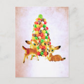 Vintage Fawns by Gumdrop Tree Postkarte (Vorderseite)