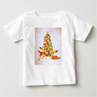 Vintage Fawns von Gumdrop Weihnachtsbaum