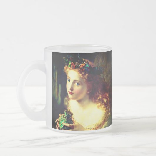 Vintage-Fe Mattglastasse (Links)