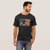Vintage Fechter Fechten Würdigung T-Shirt (Vorne ganz)