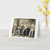 Vintage Fechter! Vintage Gruß-oder Karte (Gelbe Blume)