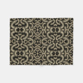 Vintage Feder Muster Decke (Vorderseite (Horizontal))