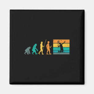 Vintage-Federball-Evolution Shuttle Retro-Federbal Magnet