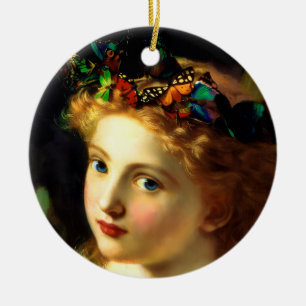 Vintage Fee Keramik Ornament