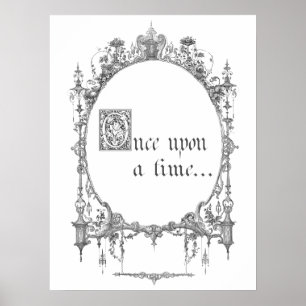 Vintage-Fee-Märchen-Buchcover-Plakat Poster