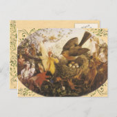 Vintage Fee Postkarte (Vorne/Hinten)