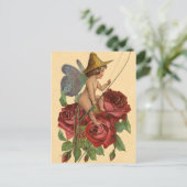 Vintage Fee Postkarte (Stehend Vorderseite)