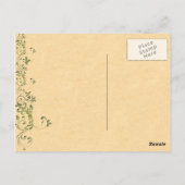 Vintage Fee Postkarte (Rückseite)