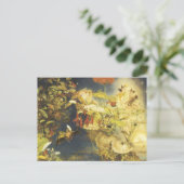 Vintage Fee Postkarte (Stehend Vorderseite)