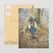 Vintage Fee Postkarte (Vorne/Hinten)