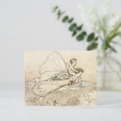 Vintage Fee Postkarte (Stehend Vorderseite)