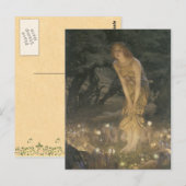 Vintage Fee Postkarte (Vorne/Hinten)