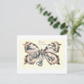 Vintage Fee Postkarte (Stehend Vorderseite)
