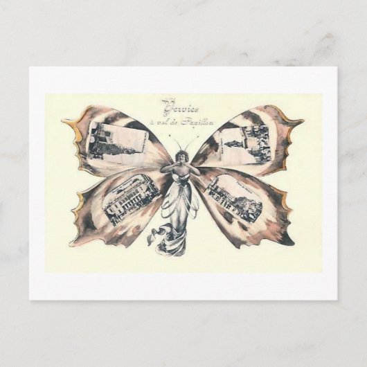 Vintage Fee Postkarte (Vorderseite)