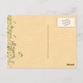 Vintage Fee Postkarte (Rückseite)