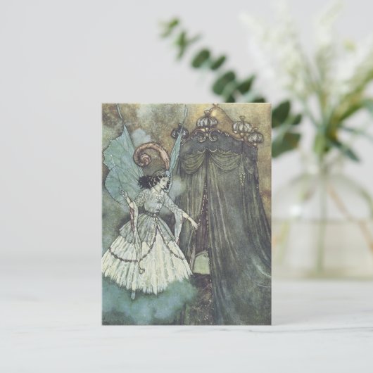 Vintage Fee Postkarte (Stehend Vorderseite)