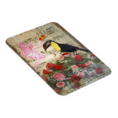 Vintage Fee- und Vogelsammlung Magnet (Rechte Seite)