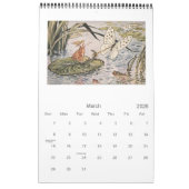 Vintage Feen Kalender (Mär 2026)