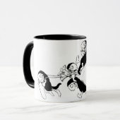 Vintage feenhafte Geschichte illustrierte Hobyah Tasse (Vorderseite Links)