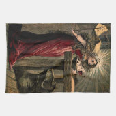 Vintage feenhafte Patin Handtuch (Horizontal)