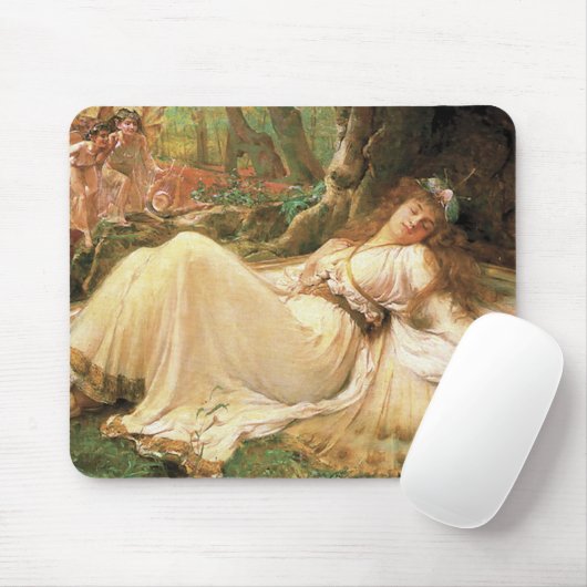 Vintage feenhafte Prinzessin Mousepad (Mit Mouse)