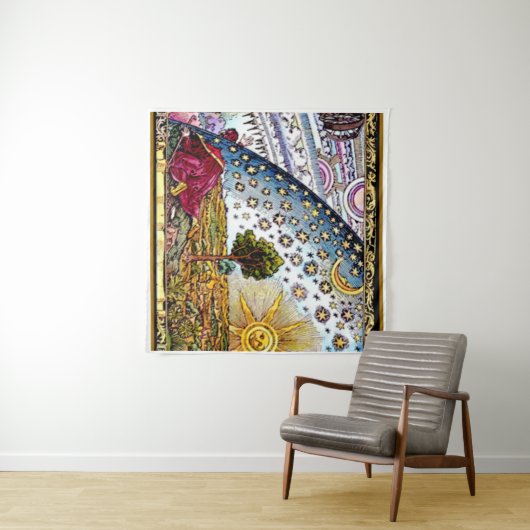 Vintage Feier: Die Flammarion-Gravur Wandteppich (Beispiel (Horizontal))