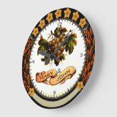 Vintage Feier Große Wanduhr (Winkel)
