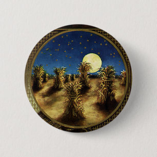 Vintage Feiertage, ein frohes Erntedankfest Button