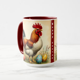 Vintage-Feiertags-Trendy-Oster-Kollektion Tasse