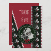 VINTAGE FEIERTAGSKARTE (Vorne/Hinten)