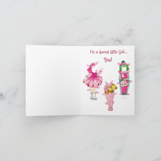 Vintage Feiertagskarte (Innenseite)