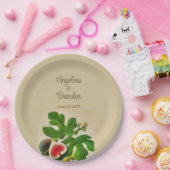 Vintage Feigen Pappteller (Party)