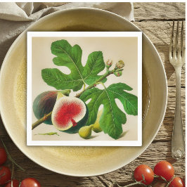 Vintage Feigen Serviette