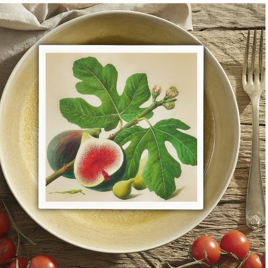 Vintage Feigen Serviette