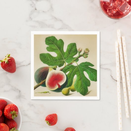 Vintage Feigen Serviette (Beispiel)