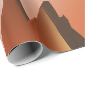 Vintage "Feldmesser gewollte" Mars-Einstellung Geschenkpapier (Rolleneckpunkt)