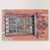 Vintage Fenster-Gitter Puzzle (Horizontal)