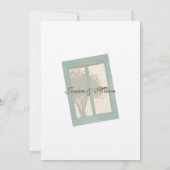 Vintage Fensterpfeife Einladung (Rückseite)