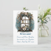 Vintage Fensterumgebung Ankündigung (Stehend Vorderseite)