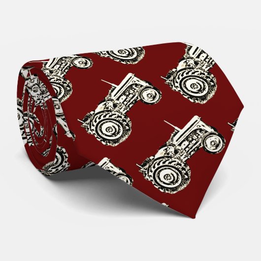 Vintage Fergistraktor Krawatte (Gerollt)