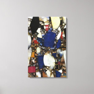 Vintage Fernand-Leger-Frau in Blue Leinwanddruck