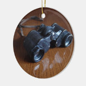 Vintage Ferngläser Keramikornament (Links)