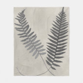 Vintage Ferns Fleecedecke (Vorderseite)