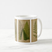Vintage Ferns Kaffeetasse (VorderseiteRechts)