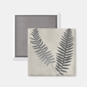 Vintage Ferns Magnet (Vorderseite/Rückseite)