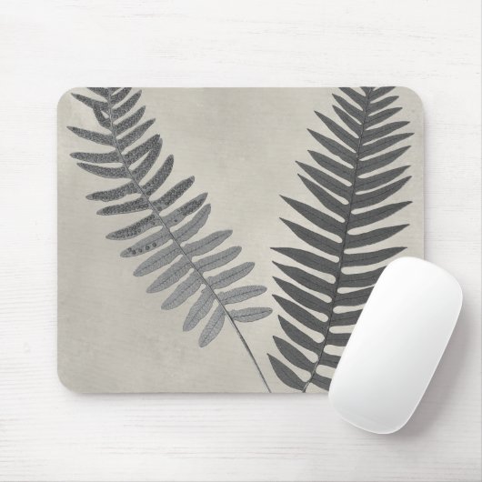 Vintage Ferns Mousepad (Mit Mouse)