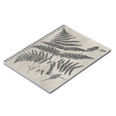 Vintage Ferns Notizblock (Linke Seite)